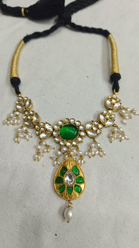 Jadau Kundan Goldplated Necklace